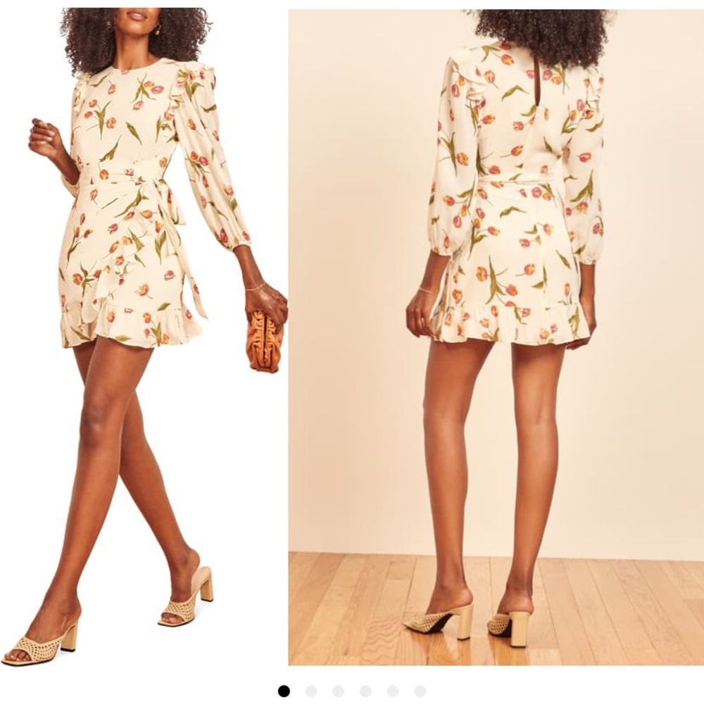 NWT Reformation Long Sleeve Minidress